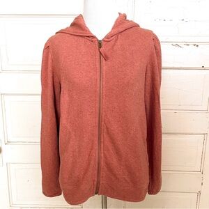 Wrap London Knit Zippered Hoodie